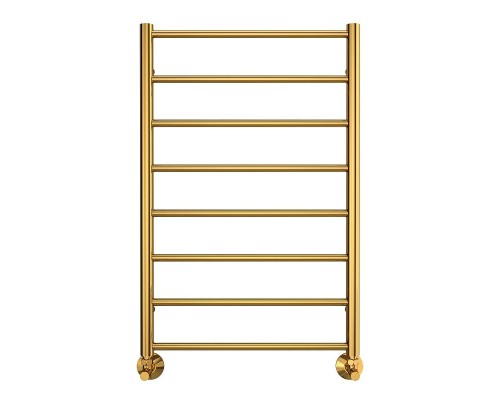 Водяной полотенцесушитель Terminus Аврора П8 500х800 4670078566270 цвет Золото, нижнее подключение, G 1/2" ВР