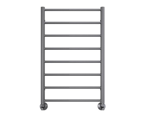 Водяной полотенцесушитель Terminus Аврора П8 500х800 4670078566287 цвет Оружейная сталь, нижнее подключение, G 1/2" ВР