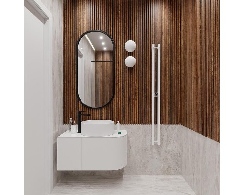 Электрический полотенцесушитель Terminus Дуо 160 4670078574275 цвет Белый матовый