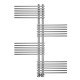 Водяной полотенцесушитель Terminus Европа П24 70х1200 4670078530622 цвет Хром, нижнее подключение, G 1/2" ВР, с комплектом вентилей