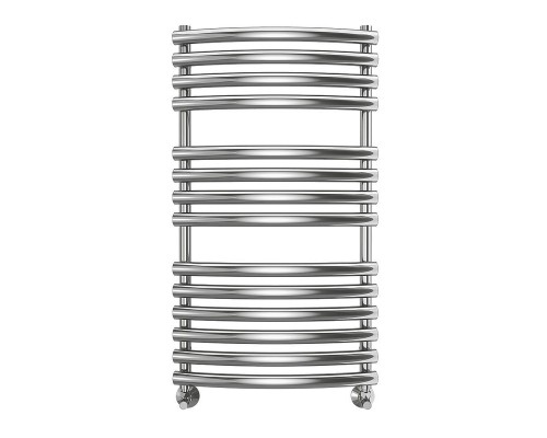 Водяной полотенцесушитель Terminus Капри П14 500х1000 4670078530646 цвет Хром, нижнее подключение, G 1/2" ВР, с комплектом вентилей