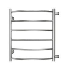 Водяной полотенцесушитель Terminus Классик П6 500х600 бп500 4670078530219 цвет Хром, боковое подключение, G 1" НР