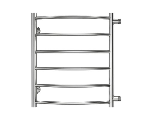 Водяной полотенцесушитель Terminus Классик П6 500х600 бп500 4670078530219 цвет Хром, боковое подключение, G 1" НР