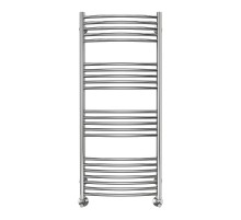 Водяной полотенцесушитель Terminus Классик П22 500x1200 4670078529619 цвет Хром, нижнее подключение, G 1/2" ВР, с угловым соединением