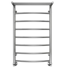 Водяной полотенцесушитель Terminus Классик П8 500х800 4670078554604 с полкой цвет Хром, нижнее подключение, G 1/2" ВР