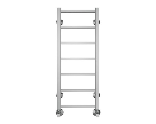 Водяной полотенцесушитель Terminus Контур П7 300х800 4670078529633 цвет Хром, нижнее подключение, G 1/2" ВР, с угловым соединением