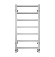 Водяной полотенцесушитель Terminus Контур П7 400х800 4670078529640 цвет Хром, нижнее подключение, G 1/2" ВР, с угловым соединением