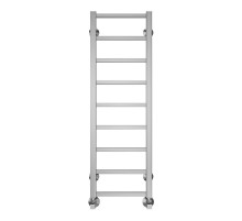 Водяной полотенцесушитель Terminus Контур П9 300х1000 4670078529664 цвет Хром, нижнее подключение, G 1/2" ВР, с угловым соединением