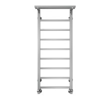 Водяной полотенцесушитель Terminus Контур П9 400х1000 4670078529732 с полкой цвет Хром, нижнее подключение, G 1/2" ВР, с угловым соединением