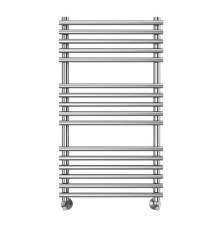 Водяной полотенцесушитель Terminus Кремона П16 500х1000 4670078530677 цвет Хром, нижнее подключение, G 1/2" ВР, с комплектом вентилей