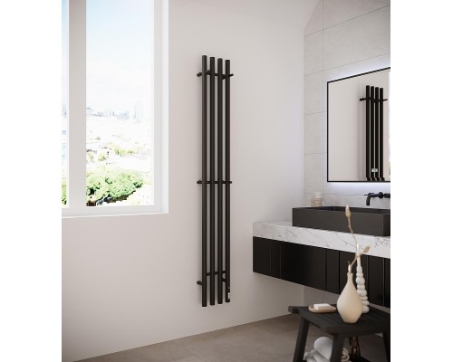 Электрический полотенцесушитель Terminus Кватро 160 4670078574824 цвет Черный муар