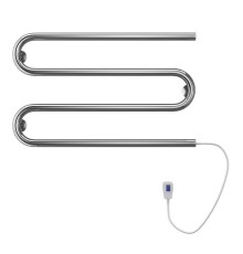 Электрический полотенцесушитель Terminus М-образный 600x350 4620768883927 цвет Хром