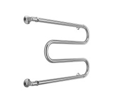 Водяной полотенцесушитель Terminus М-образный (1) 600х400 4620768881183 цвет Хром, боковое подключение, G 1" НР