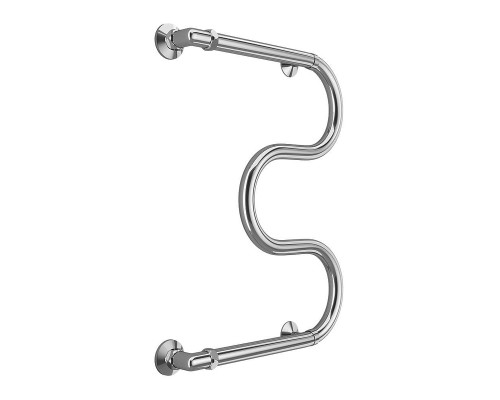 Водяной полотенцесушитель Terminus М-образный (1) 600х400 4620768881183 цвет Хром, боковое подключение, G 1" НР