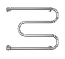 Водяной полотенцесушитель Terminus М-образный (1) 600х500 4620768881190 цвет Хром, боковое подключение, G 1" НР