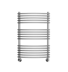 Водяной полотенцесушитель Terminus Марио П16 500х800 4670078530738 цвет Хром, нижнее подключение, G 1/2" ВР, с комплектом вентилей