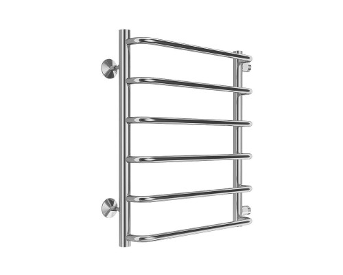 Водяной полотенцесушитель Terminus Стандарт П6 500х600 бп500 4670078530349 цвет Хром, боковое подключение, G 1" НР