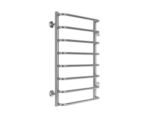 Водяной полотенцесушитель Terminus Стандарт П8 500х800 бп500 4670078530387 цвет Хром, боковое подключение, G 1" НР