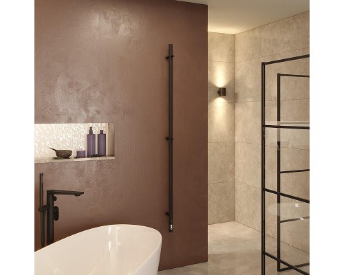 Электрический полотенцесушитель Terminus Уно 1600 4670078532596 цвет Черный матовый