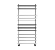 Водяной полотенцесушитель Terminus Ватра П21 500х1200 4670078530561 цвет Хром, нижнее подключение, G 1/2" ВР, с комплектом вентилей