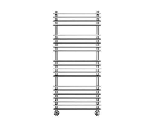 Водяной полотенцесушитель Terminus Ватра П21 500х1200 4670078530561 цвет Хром, нижнее подключение, G 1/2" ВР, с комплектом вентилей