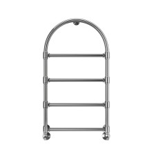 Водяной полотенцесушитель Terminus Версаль П4 500x930 4620768885044 цвет Хром, нижнее подключение, G 1/2" ВР, с комплектом вентилей