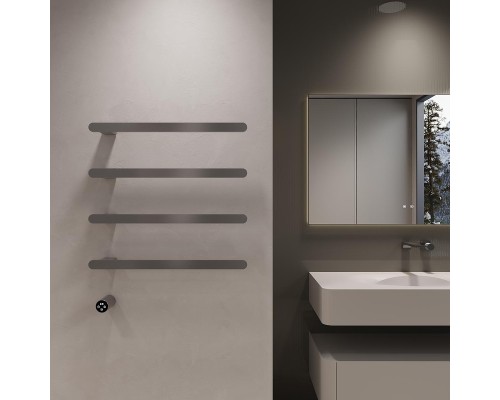 Электрический полотенцесушитель Vincea VTD-2H2GM цвет Вороненая сталь