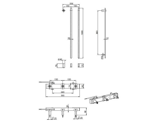 Электрический полотенцесушитель Vincea VTD-2VT1CH цвет Хром