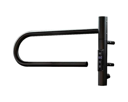 Электрический полотенцесушитель Vincea 39х25 VTD-1P1BE Черный матовый