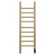 Электрический полотенцесушитель Wonzon & Woghand Bonn 25х80 WW-AL4092-BG цвет Брашированное золото