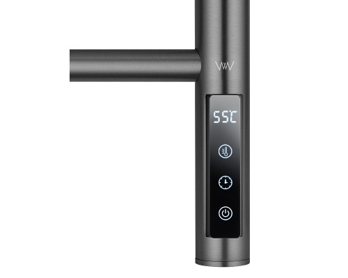 Электрический полотенцесушитель Wonzon & Woghand Bonn 25х80 WW-AL4092-GM цвет Темный графит