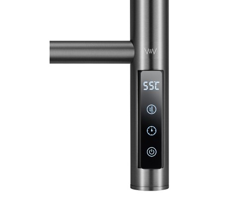 Электрический полотенцесушитель Wonzon & Woghand Bonn 45х90,4 R WW-AL409-GM цвет Темный графит