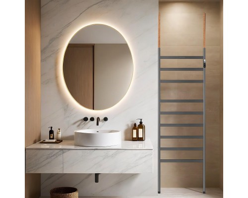 Электрический полотенцесушитель Wonzon & Woghand Bremen 47,5х180 WW-A207-GM цвет Темный графит