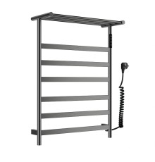 Электрический полотенцесушитель Wonzon & Woghand Essen 57,5х77,4 R WW-A403-GM с полкой цвет Темный графит