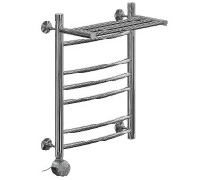 Электрический полотенцесушитель Ника Arc ЛД (Г2) ВП 60/50 с полкой Хром