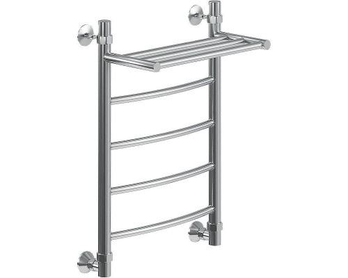 Водяной полотенцесушитель Ника Arc ЛД ВП 60/40 с полкой Хром