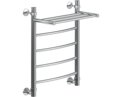 Водяной полотенцесушитель Ника Arc ЛД ВП 60/60 с полкой Хром