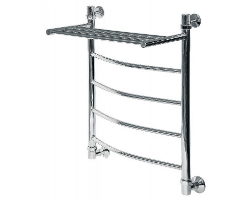 Водяной полотенцесушитель Ника Arc ЛД ВП 60/60 с полкой Хром