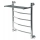 Водяной полотенцесушитель Ника Arc ЛД ВП 60/60 с полкой Хром