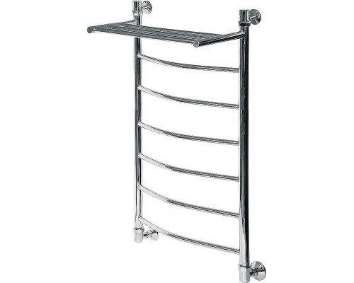 Водяной полотенцесушитель Ника Arc ЛД ВП 100/40 с полкой Хром