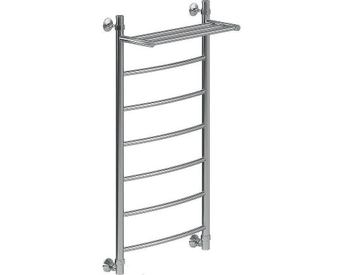 Водяной полотенцесушитель Ника Arc ЛД ВП 100/50 с полкой Хром