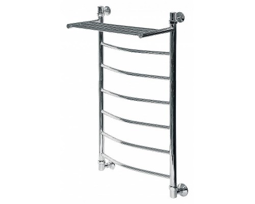 Водяной полотенцесушитель Ника Arc ЛД ВП 100/50 с полкой Хром