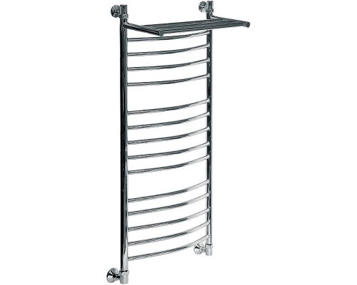 Водяной полотенцесушитель Ника Arc ЛД/ВП (г2) 120x50 с полкой Хром