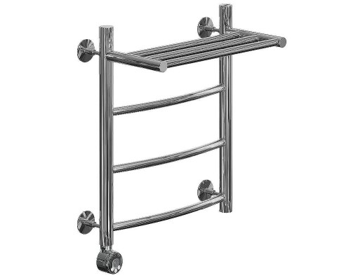 Электрический полотенцесушитель Ника Arc ЛД/ВП Эл. 50x40 с полкой Хром