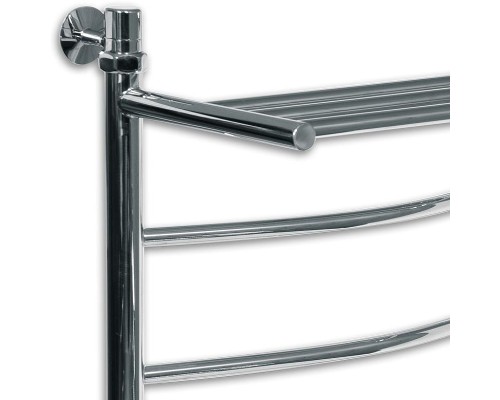 Электрический полотенцесушитель Ника Arc ЛД/ВП Эл. 100x50 с полкой Хром