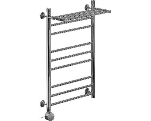 Электрический полотенцесушитель Ника Classic ЛП (Г2) ВП 80/50 с полкой Хром