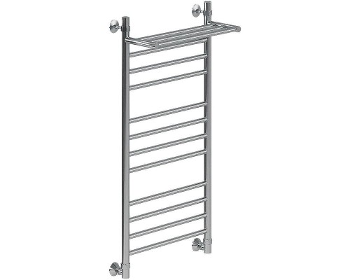 Водяной полотенцесушитель Ника Classic ЛП (Г2) ВП 100/60 с полкой Хром