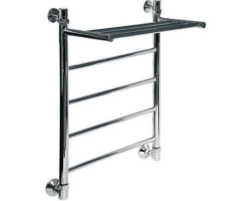 Водяной полотенцесушитель Ника Classic ЛП/ВП 60x40 с полкой Хром