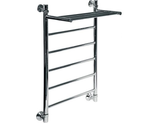 Водяной полотенцесушитель Ника Classic ЛП/ВП 80x50 с полкой Хром