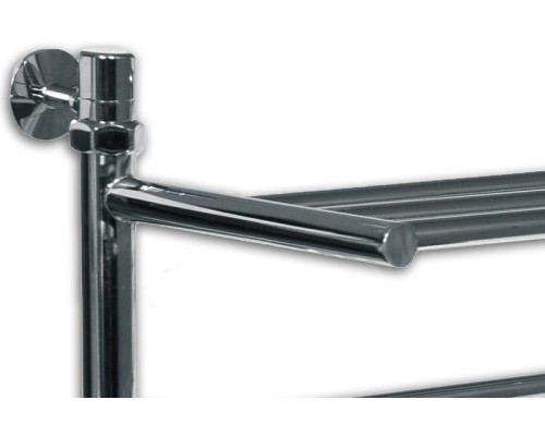 Водяной полотенцесушитель Ника Classic ЛП/ВП 80x50 с полкой Хром